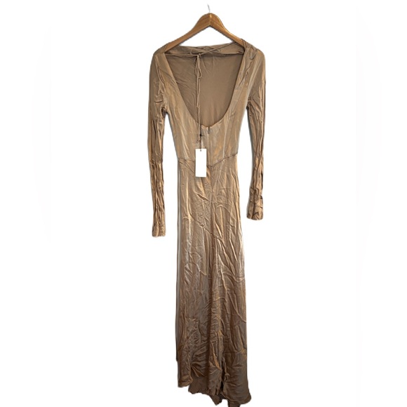 Bec+Bridge Golden Long Sleeve Maxi Dress US 6 NWT Bec+Bridge Golden Long Sleeve Maxi Dress US 6 NWT